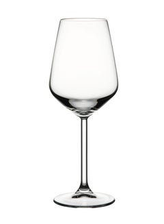 Buy 2 Pieces Allegra White Wine Glass Set 350 Ml, 217 Mm Height, 57 Mm Diamater Clear in UAE