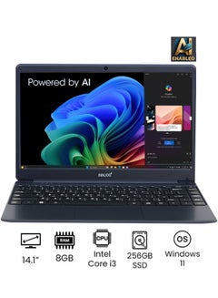 Buy S6 AI Laptop With 14.1-Inch Display,Core i5-1030G7 Processor/8GB RAM/256GB SSD/Windows 11/ English/Arabic Blue in Saudi Arabia