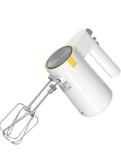 Buy Hand Mixer - 425 Watts - 5 Speeds + Turbo Speed - Stainless Steel Hooks - White - HMM 62404 W 425 W HMM 62404 W Wihte in Egypt