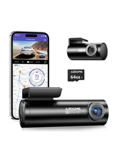 Buy 4k Front and Rear Dashcam Built in 5G WiFi and Voice Control with Night Vision in Saudi Arabia