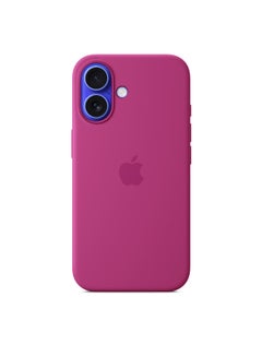 Buy iPhone16 Silicone Case With MagSafe - Fuchsia in UAE