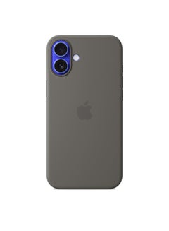 Buy iPhone 16 Plus Silicone Case With MagSafe - Stone Gray in UAE