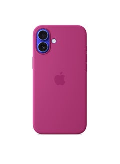 Buy iPhone 16 Plus Silicone Case With MagSafe - Fuchsia in UAE