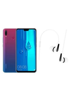 Buy Y9(2019) Dual SIM Aurora Purple 6GB RAM 128GB 4G LTE+Free Gift Gaming Earphone With Extra Bass in Saudi Arabia