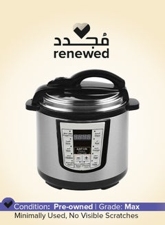 اشتري Renewed - Electric Pressure Cooker 4 L 800 W E04106 Black/Silver في السعودية