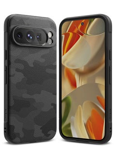 Buy Onyx Case For Google Pixel 9 Pro XL, Enhanced Grip Tough Flexible TPU Shockproof Rugged TPU Bumper Drop Protection Phone Cover - Camo Black in UAE