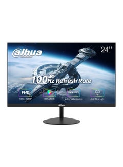 اشتري 24-Inch VA Full HD 1080p 100Hz Borderless Monitor With HDMI, VGA, 3 Years Dahua Manufacturer Warranty - (LM24-A200Y) Black في الامارات