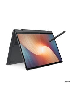 Buy IdeaPad Flex 5 Convertible 2-In-1 Laptop With 14-Inch Display, AMD Ryzen 7 5700U Processor/16GB RAM/512GB SSD/AMD Radeon Graphics/Windows 11 Home English/Arabic Storm Grey in UAE