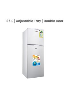 اشتري CLIKON REFRIGERATOR DOUBLE DOOR 138L , 4,87 cubic feet With  Child Lock System & Moving Wheel & 60Hz - CK6004 CK6004 WHITE في السعودية