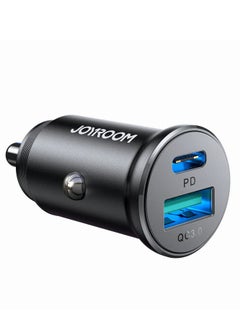 اشتري JR-CCN05 30W USB-A USB-C Mini Car Charger - Black Black في مصر