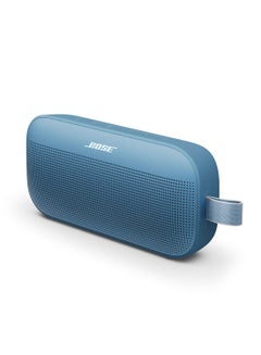 اشتري SoundLink Flex Portable Bluetooth Speaker (2nd Gen), Portable Outdoor Speaker with Hi-Fi Audio, Up to 12 Hours Battery Life, Waterproof and Dustproof Blue Dusk في الامارات