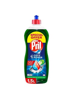 Buy Pril Apple Dishwashing Liquid, 1 Liter + 500 ml in Saudi Arabia