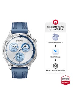 Buy WATCH GT5 46mm Smartwatch,  HW Care + 3 Month Extra warranty + Freebuds5i Blue in UAE