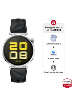 Buy WATCH GT5 41mm Smartwatch,  HW Care + 3 Month Extra warranty + Freebuds5i Black in UAE