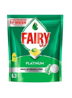 Buy Fairy Platinum Dishwasher Capsules ,70 Piece in Saudi Arabia