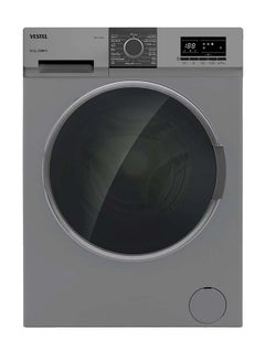 اشتري Vestel Front Loading Washing Machine, 12 kg, Turkish, Silver WB12124DS WB12124DS Sliver في السعودية