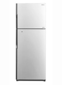 Buy Hitachi 395L Double Door Refrigerator with Inverter Technology, 450 kW R-V470PS8KPWH White in Saudi Arabia