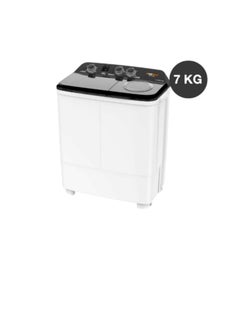 Buy Koolen Twin Tub Washing Machine, 7 kg, 5 kg Spin, 600 W 809.101.002 White in Saudi Arabia