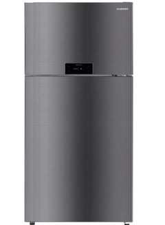 اشتري Daewoo Double Door Refrigerator,19.7Cu.Ft, 557L, 351 kW FN-G717NTIBD Silver في السعودية