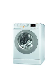 Buy Indesit Front loader Automatic Washing Machine, 9 KG Washing, 6 KG Drying, 900 W XWDE961480XWS White in Saudi Arabia