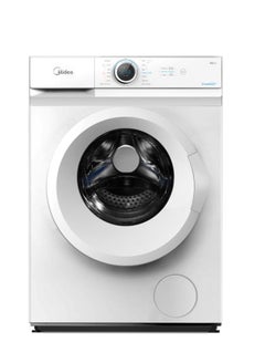 Buy Midea Automatic Washing Machine, Front Load, 8 kg, Washing, 5 kg, Drying, 15 Program, 800 W MF100D80/W-SA White in Saudi Arabia