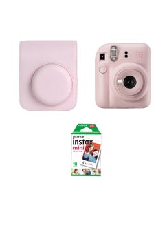 Buy Instax Camera Mini 12 Bee Happy Pack (Blossom Pink) in Saudi Arabia