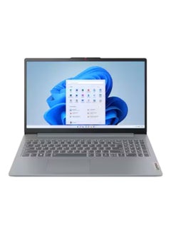 اشتري Ideapad Slim 3 Laptop With Full HD 15.6-Inch Display, Core i3-N305 Processor/8GB RAM/512GB SSD/Intel UHD Graphics/Windows 11 English/Arabic Arctic Grey في السعودية