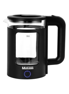 Buy 1.7L Double Layer Glass Kettle-Auto Shutoff and Boil-Dry Protection, 2 Years Warranty 1.7 L 1500 W KNK6563 Black in UAE