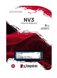 Buy NV3 1TB M.2 2280 NVMe Internal SSD, Up to 6000MB/s Read, 4000MB/s Write Speed, Gen 4.0x4 NVMe PCIe Performance, 2.17G Vibration Operating, 320TBW | SNV3S/1000G 1000 GB in Egypt