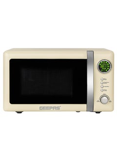 Buy Digital Microwave Oven With 12 Quick Start Presets For a Variety Of Dishes, Defrost Function, Digital Display, Child Lock Function, Precise Cooking Controls 20 L 700 W GMO2025CW Cream in UAE