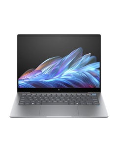 اشتري OmniBook X 14-fe0003nx Laptop With 14-Inch Display, Qualcomm Snapdragon X Elite Processor/16GB RAM/512GB SSD/Integrated Graphics/Windows 11 English/Arabic Meteor Silver Aluminum في السعودية