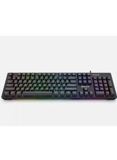 Buy K679 RGB Gaming Keyboard, 104 Keys Wired Mechanical Keyboard, D-Absorption Foam, Upgraded Hot-Swappable Socket, Full Color Keycaps in Egypt