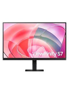 اشتري 27 inch S7 ViewFinity Monitor 4K UHD Display, 60Hz Refresh Rate, 5ms Response Time, Flat, Flicker Free, Adaptive Picture, Eye Saver Mode, Auto Source Switch | LS27D706EAMXUE Black في الامارات