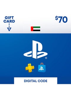 Buy Sony PlayStation UAE - 70$ -  Digital Code - (Delivery Via SMS) in UAE