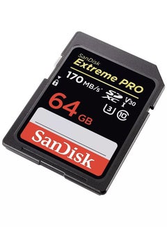 Buy Extreme Pro SDXC UHS-I Memory Card 64 GB in UAE