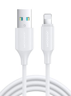 Buy Joyroom USB Charging / Data Cable - Lightning 2.4A 1m White (S-A9) White in Egypt