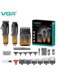 اشتري V-644 New Design Metal Beard Trimmer Professional Cordless Hair Trimmer Barber Hair Clipper For Men في مصر