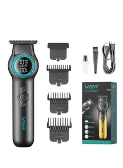 Buy V-990 Ultra-Premium Zero Gapped Professional 8000 RPM 2 Speed Hair Trimmer Ceramic & Powder Metallurgic Blade Digital Display 2000mAh Lithium battery Cord/Cordless type-C USB charge 200 Min in Egypt