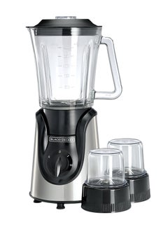 Buy 1.5L Blender With 2 Grinding Mills 600 W BGG600-B9 Black in Egypt