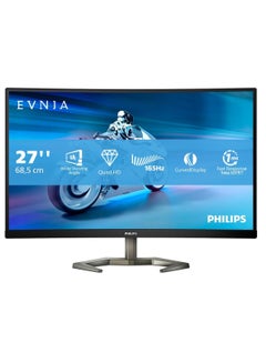 Buy PHILIPS Evnia - 27M1C5500VL - 27 Inch QHD Curved Gaming Monitor, VA, 165Hz, 1ms, Smart Image HDR, Low input lag, Titl, VESA 100 (2560 x 1440 @ 165Hz, 250 cd/m² HDMI 2.0 / DP 1.4) multicolour in Egypt