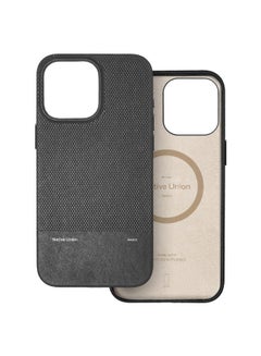 اشتري (RE)Classic Leather Case w/ Magsafe for Apple iPhone 16 Pro Max 6.9" 2024| Italian Leather from Recycled Materials, 6-Ft Drop And Scratch Protection, Raised Edges, Wireless Charging - Black في الامارات