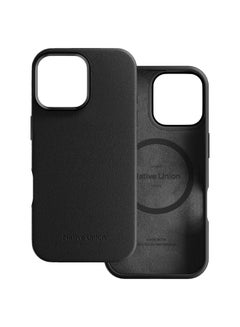 اشتري Active Case w/ Magsafe for Apple iPhone 16 Pro Max 6.9" 2024|10-Ft Drop & Scratch Protection, Leather-like finish, Recycled Materials, Raised Edges, Wireless Charging - Black في الامارات