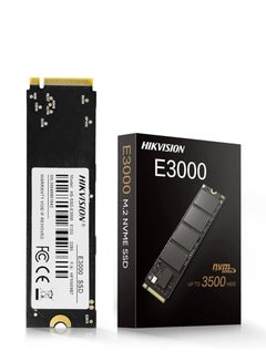 اشتري E3000 Internal NVMe PCIe M.2 SSD 256GB, Internal Solid State Drive, Gen 3x4, 2280, 3D NAND Flash Memory, Up to 3500MB/s Read Speed 256 GB في مصر