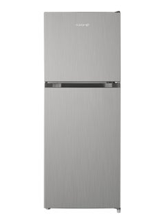 Buy 260L Gross,Double Door Top Mounted Refrigerator with Multi Air Flow System,No-Frost Cooling with Electronic Touch Temperature Control,Door Alarm, 10 Year Compressor Warranty KR RFF 260SM Silver in UAE