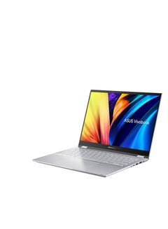 اشتري ASUS VivoBook Flip 14 Thin and Light 2-in-1 Laptop, 14 Inch Touch Display with Pen, Ryzen™ 7-7730U, 8GB RAM, 512GB SSD, Radeon Graphics, Stylus Pen, Windows 11, TN3402YA-LZ007W,Silver English/Arabic Silver في مصر