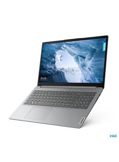 Buy IdeaPad 1 Laptop With 15.6-Inch Display, Celeron N4500 Processor/4GB RAM/128GB SSD/Intel UHD Graphics/Windows 11 Pro English/Arabic Cloud Grey in Saudi Arabia