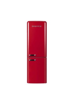 Buy 300L Bottom Mount Refrigerator Retro HBR-M300-RR Red in UAE