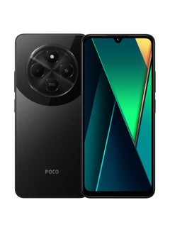 Buy POCO C75 Dual SIM Black 6GB RAM 128GB 4G - Global Version in Saudi Arabia