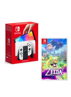 Buy Nintendo Nintendo Switch (OLED Model) White - Internation Version with Nintendo Switch The Legend of Zelda: Echoes of Wisdom in UAE