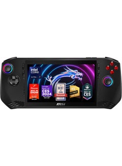 Buy Claw PC Gaming Handheld: Intel Ultra 7-155H, 7" FHD 120Hz Display, 16GB LPDDR5, 1TB NVMe SSD, MicroSD Card Reader, Thunderbolt 4, Win 11 Home English/Arabic Black in Saudi Arabia